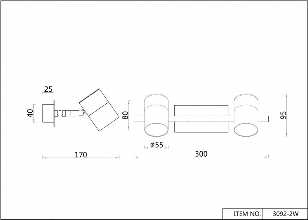 Бра F-promo Chart 3092-2W
