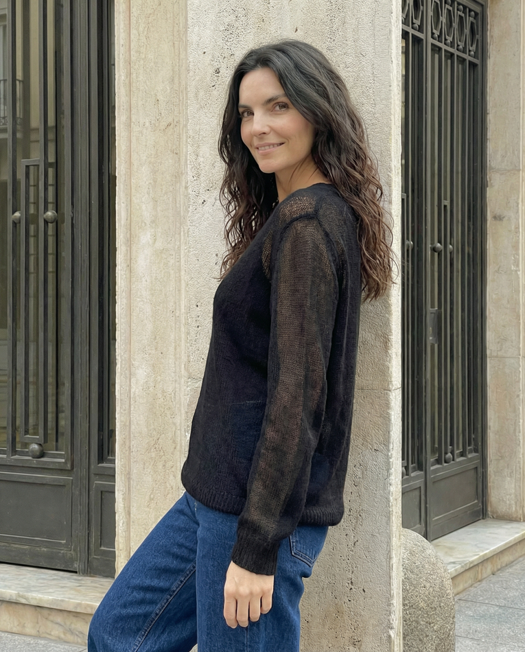 Джемпер VEIL KNIT (black)