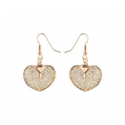 Серьги Ester Bijoux Денежный Лист LF93C-RG BR
