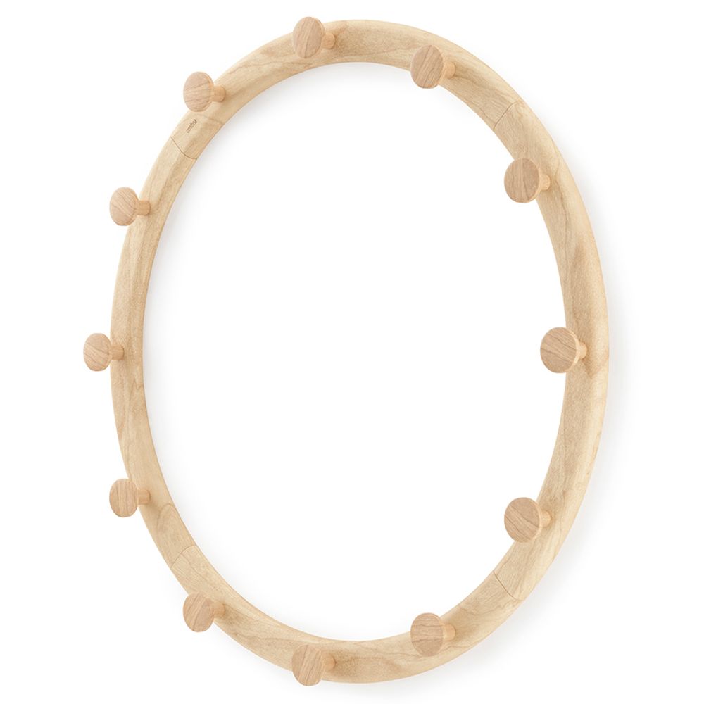 Вешалка настенная Slinka, натуральное дерево