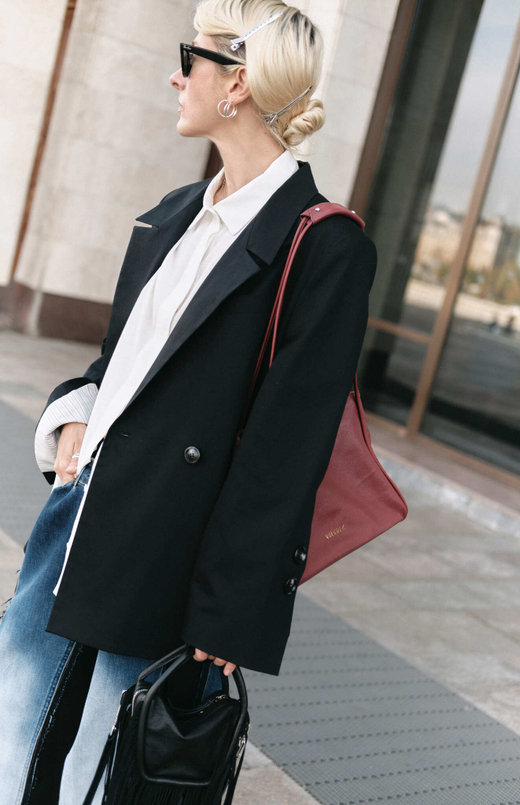 Upcycling Джинсы комбинированные