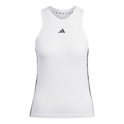 Женская теннисная майка adidas Essentials AEROREADY Train Regular 3-Stripes Tank Top Women - White, Black