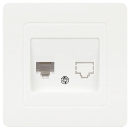 Розетка Intro Style 7-303-01 информационная RJ45, СУ, белый