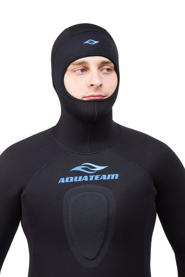 Гидрокостюм AquaTeam Hunter Jako 7 мм нейлон/открытая пора черный