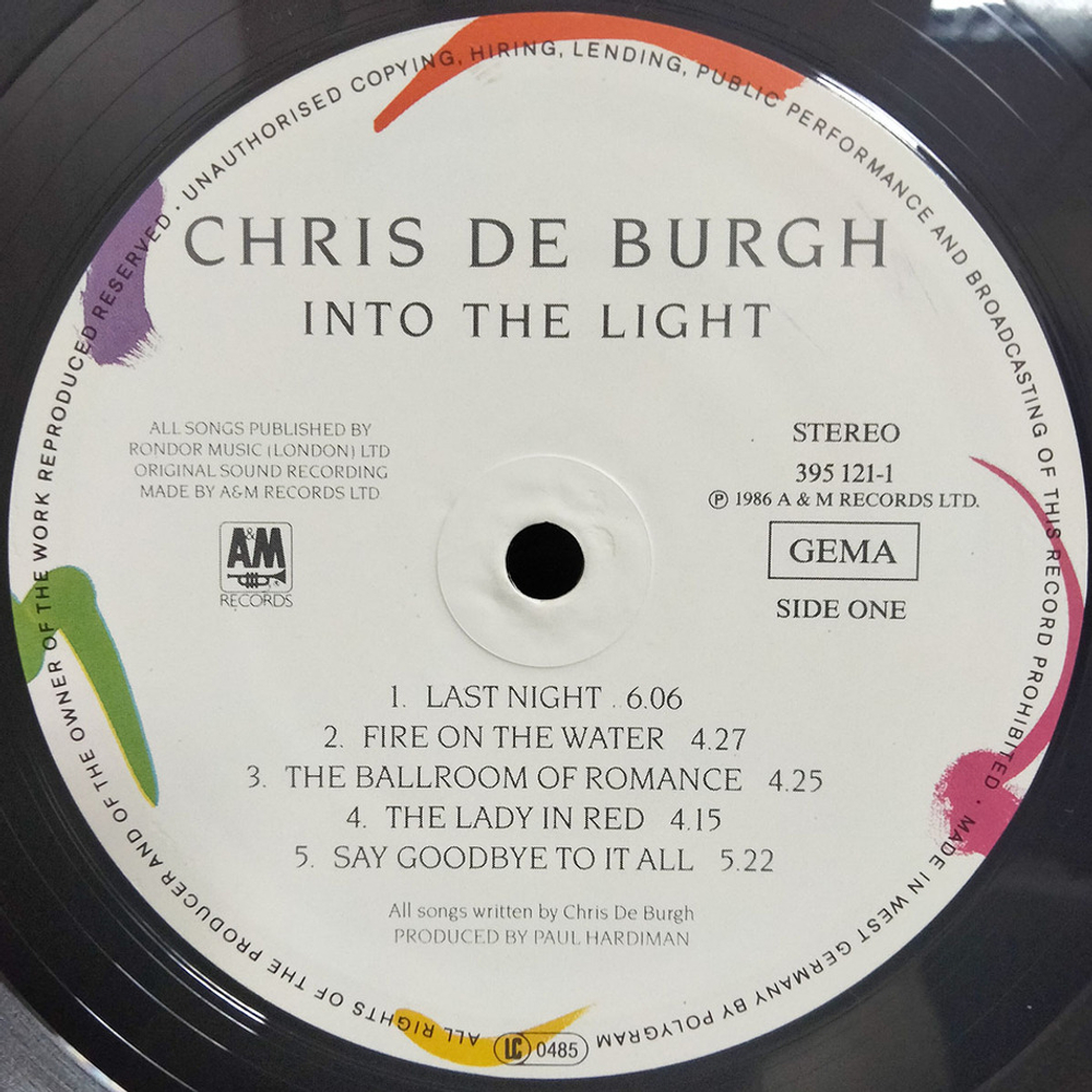 Chris de Burgh / Into The Light (LP)