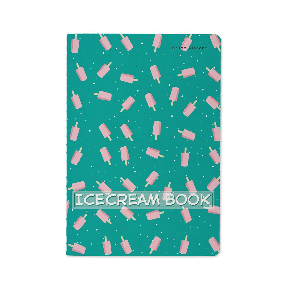 Тетрадь А5 40л. клетка "Icecream" (BrunoVisconti)