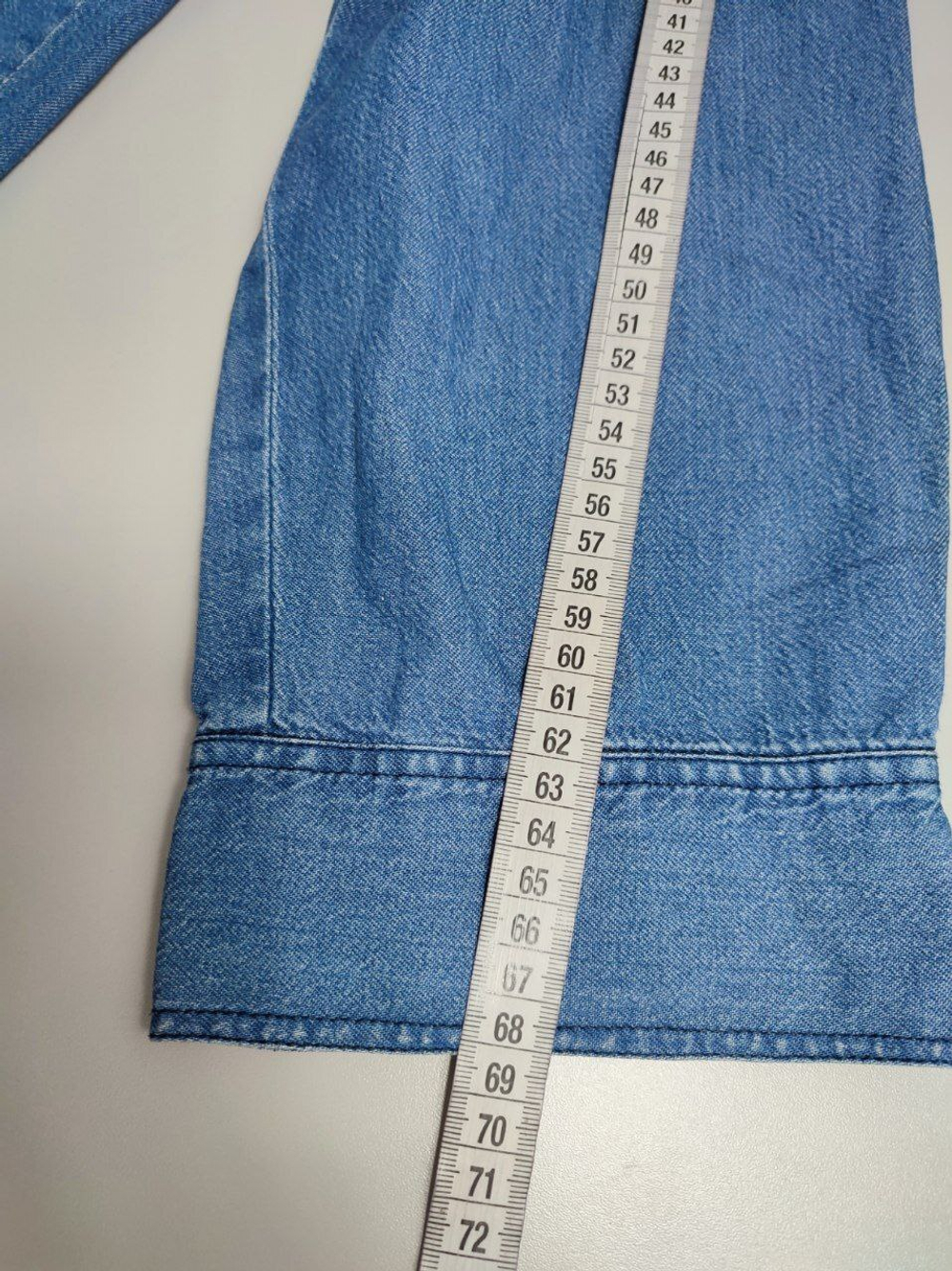 Рубашка джинсовая 58+ размер