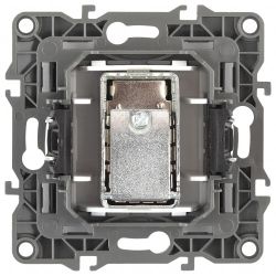 12-3102-14 ЭРА Розетка TV проходная, IP20, Эра12, медь