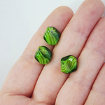 Бусины лэмпворк, витой квадрат, р-р 10мм, штучно