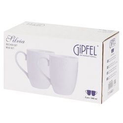 Набор кружек Gipfel Silvia 42927 340 мл 2 предмета