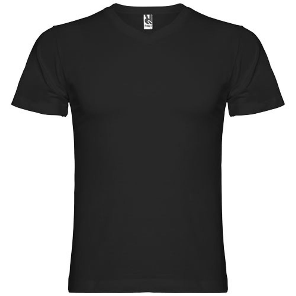 Мужская футболка Samoyedo с коротким рукавом и V-образным вырезом