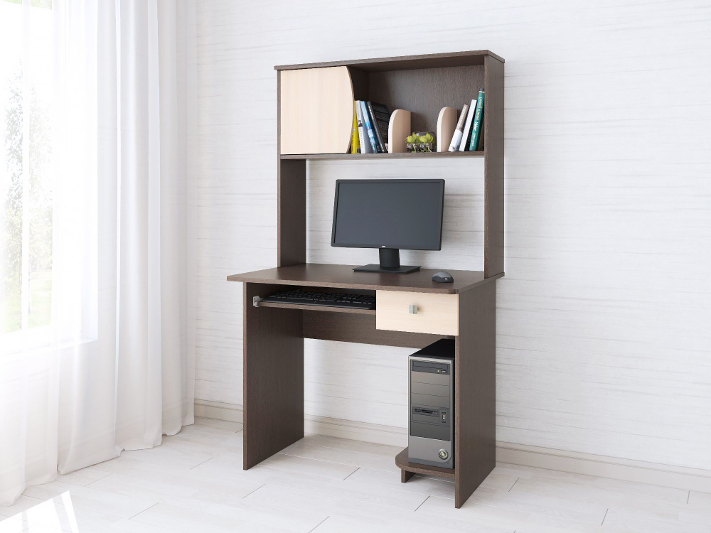 Стол компьютерный Грета-4, венге