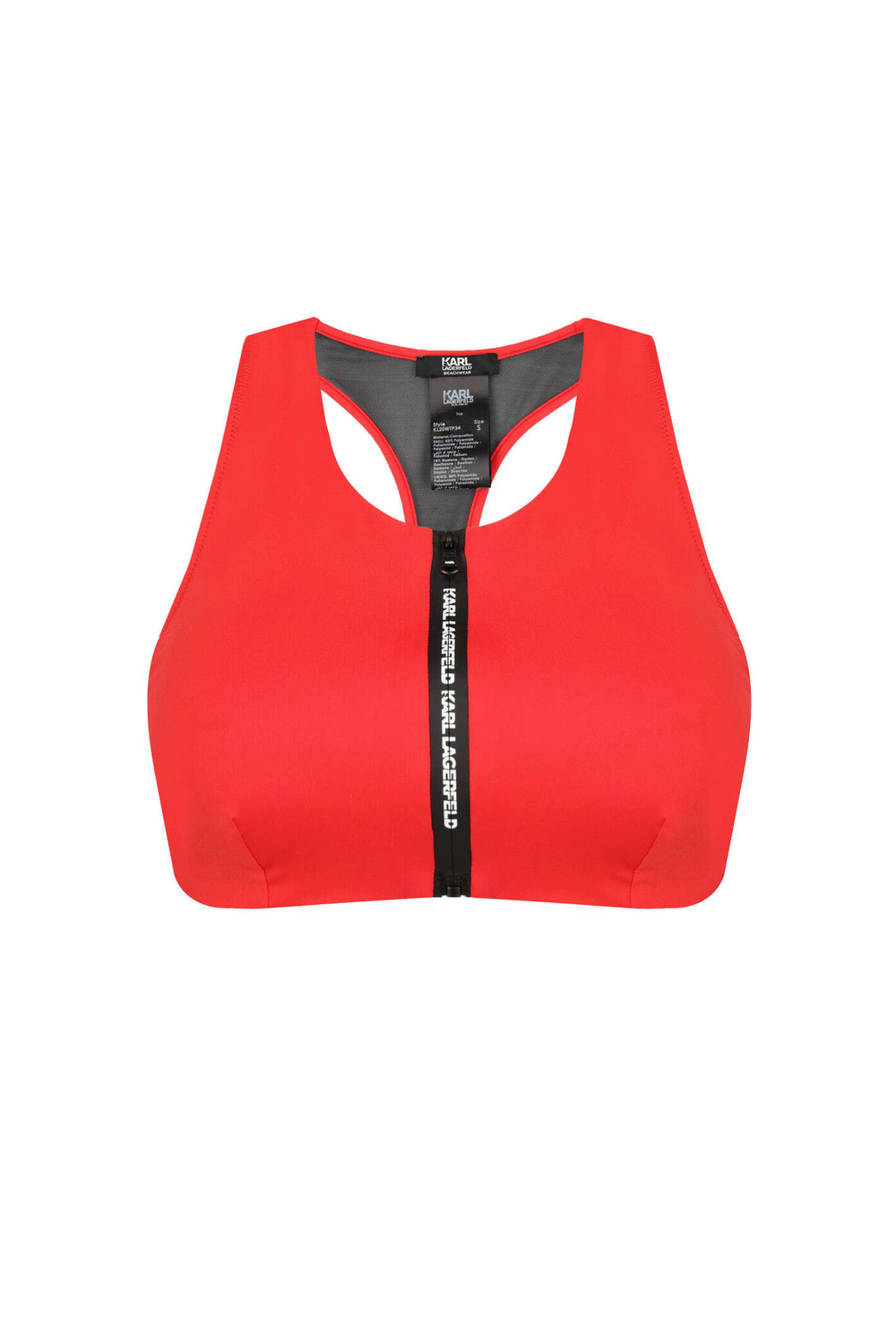 топ бикини Karl Lagerfeld Swimwear - красный(KL20WTP34)