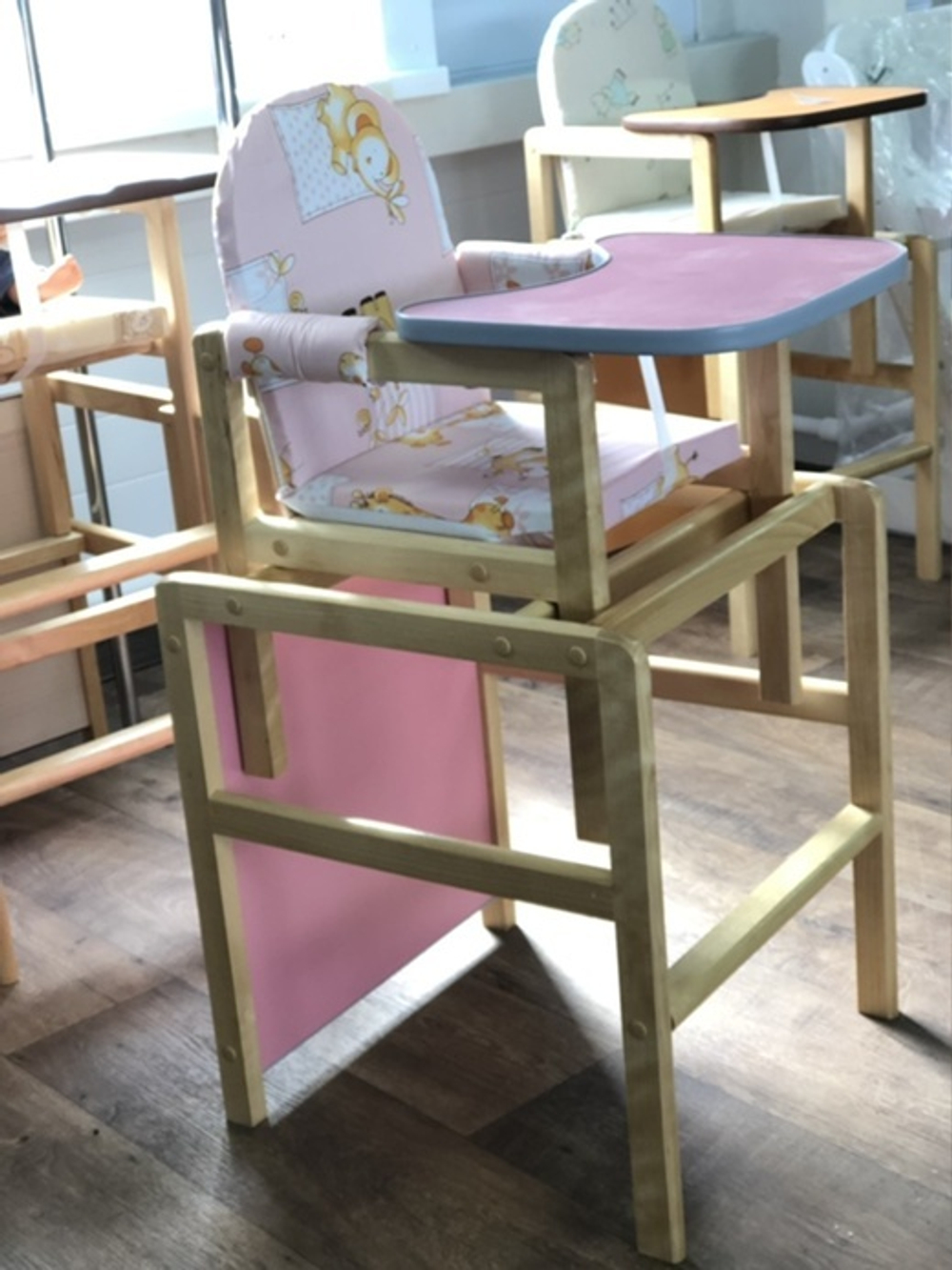 Стульчик для кормления Матрешка (Розовый)