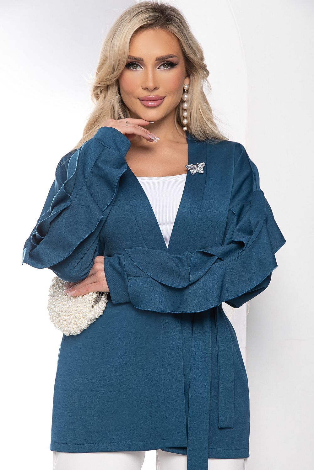 Жакет "Баттерфляй" (морская волна) Б8441 LT Collection