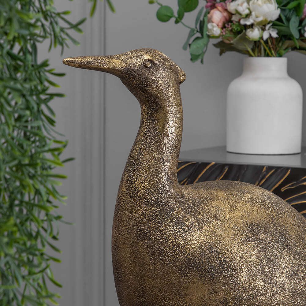 Скульптура Цапля Бронза