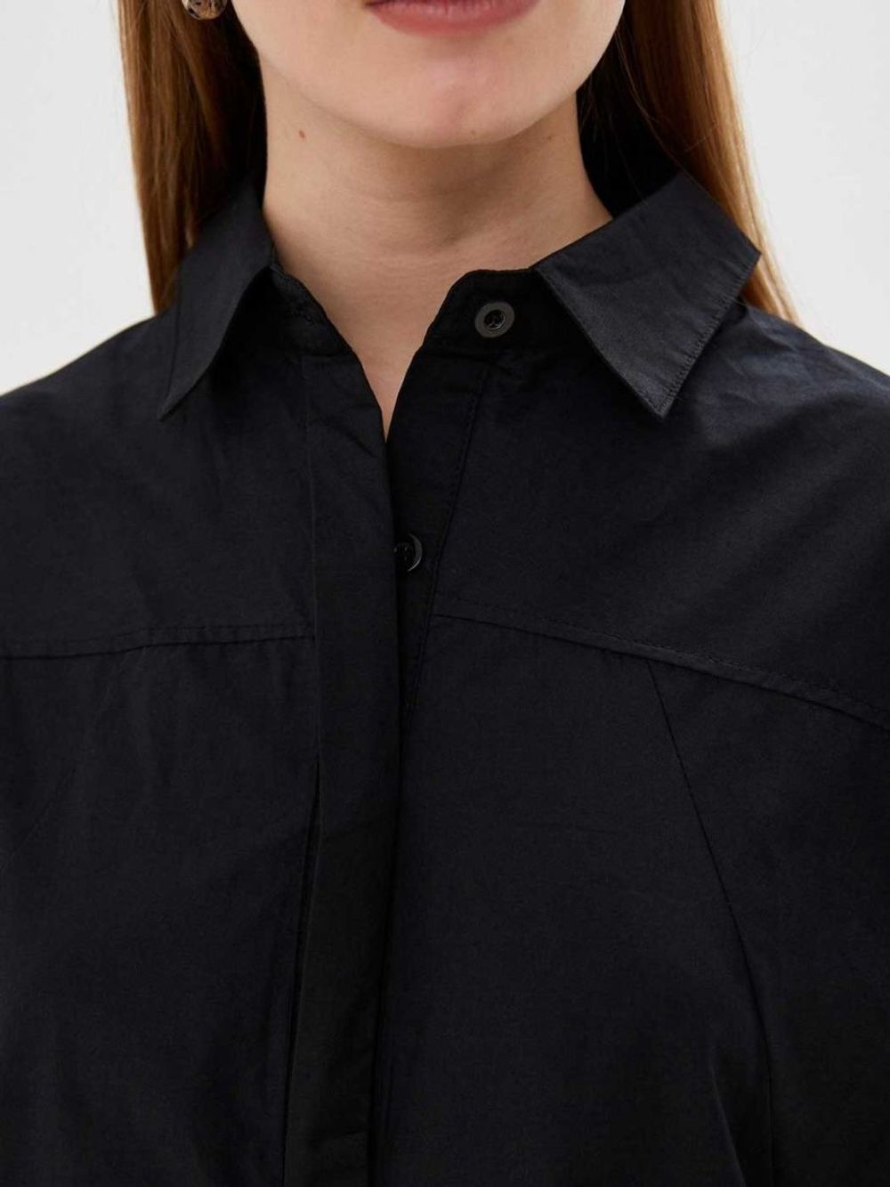 Рубашка  оверсайз  длинная