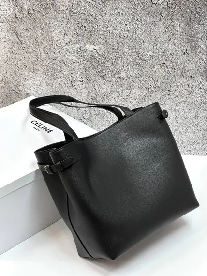 Сумка Celine MEDIUM CABAS ANAÏS CUIR TRIOMPHE черная