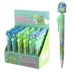 Ручка шариковая Alingar, "Динозаврик", 0,7 мм, синяя, вращающаяся игрушка, круглый, цветной, пластиковый корпус, карт. уп.