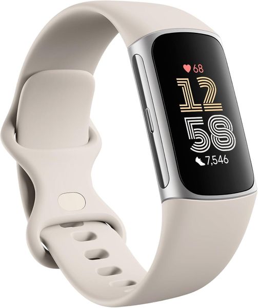 Фитнес-браслет Fitbit Charge 6 Activity Tracker, Бежевый | Porcelain