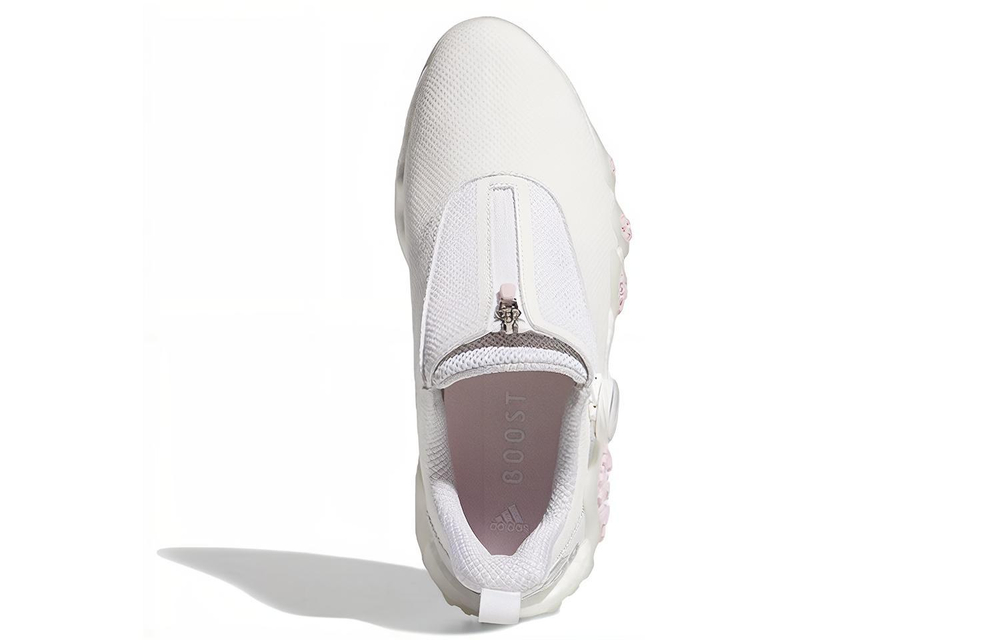 Adidas Codechaos 22 Spikeless Golf Cloud White Silver Metallic Clear Pink Women"s