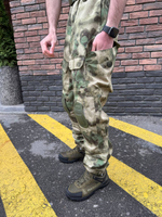 Тактический костюм горка с наколенниками и налокотниками мох лайт