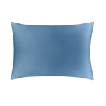 Комплект постельного белья из премиального сатина джинсово-синего цвета из коллекции essential, 150х