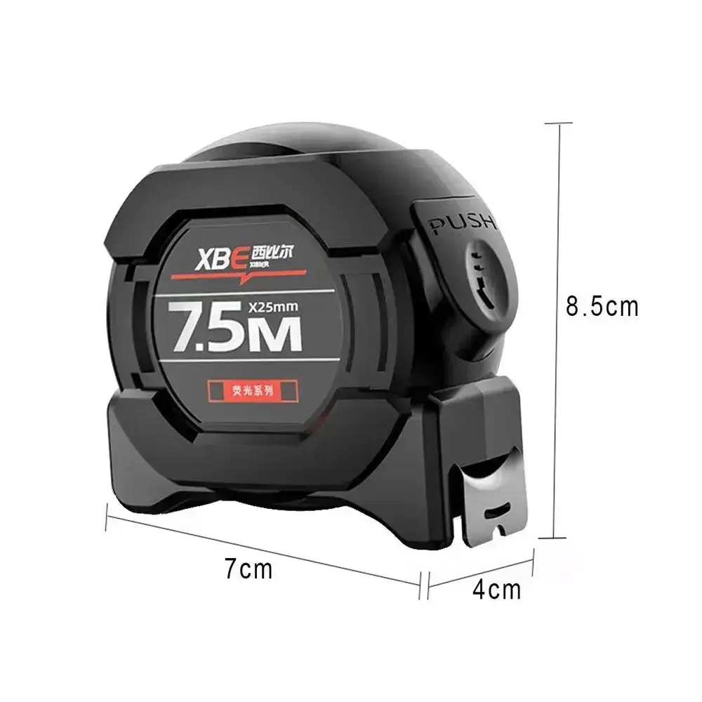 Рулетка строительная 7.5м х 25 мм с автостопом измерительная