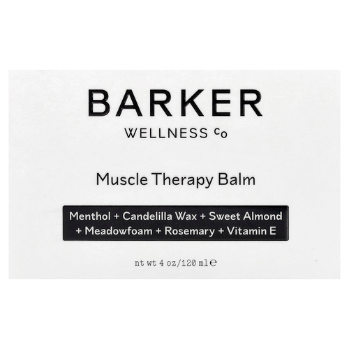 Barker Wellness Co, бальзам для восстановления мышц, 120 мл (4 унции)