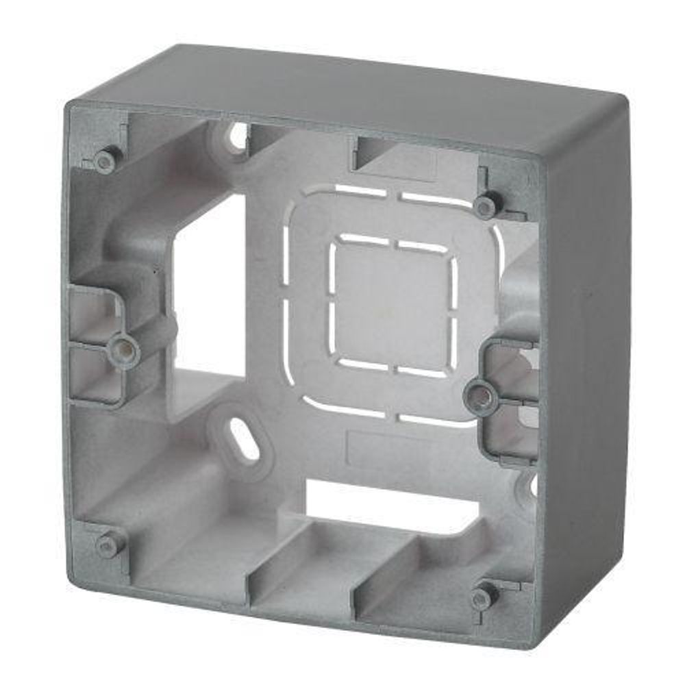 Коробка наклад. монтажа 1 пост Эра12 графит 12-6101-12 ЭРА Б0043166