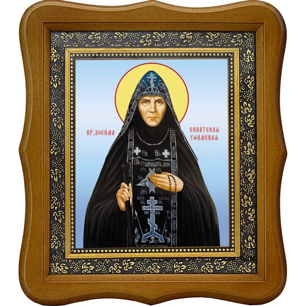 Зосима (Эннатская) Уфимская преподобная. Икона на холсте.