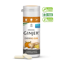 GINJER Жевательная резинка Имбирь с мёдом БЕЗ САХАРА 30г