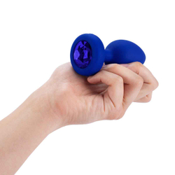 b-Vibe Vibrating Jewel Plug L/XL - Анальная пробка