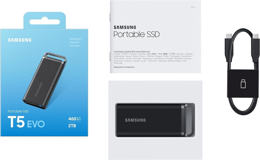 Внешний накопитель Samsung T5 EVO MU-PH2T0S/AM 2000 Гб