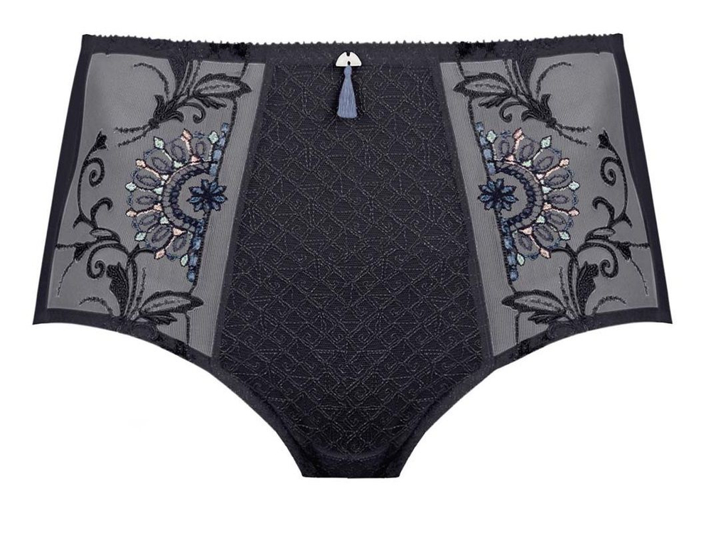 Классические высокие трусы Victoria (Размер: 50) (Цвет: молочный)