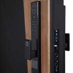 Стальная дверь "Макс 3D" с зеркалом (биометрический замок Y12). Заказная модель.