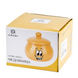 Медовница " " d=13см. h=12см. v=500мл. (керамика) (подарочная упаковка)