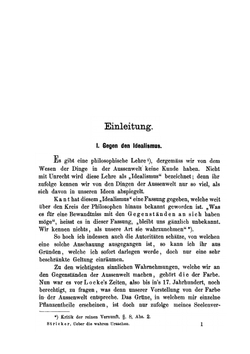 Über Die Wahren Ursachen. Eine Studie | Salomon Stricker