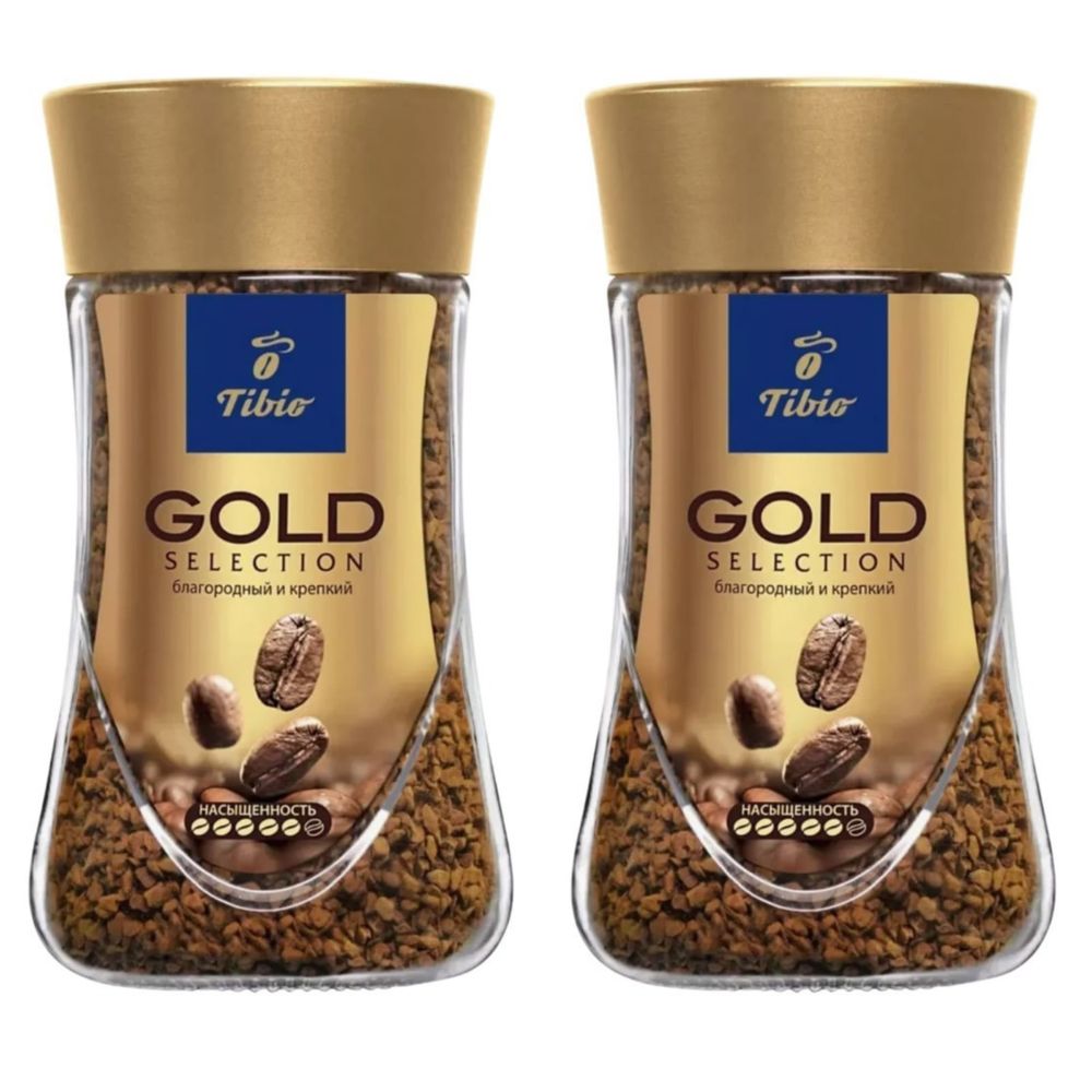 Кофе растворимый Tibio Gold Selection 190 г x 2 шт
