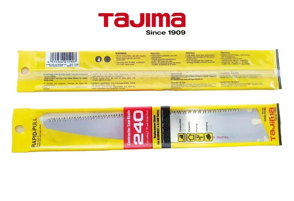 Полотно пильное сменное TAJIMA GKB-G240 (240мм) для пил ALUMINIST и G-SAW (GKBG240)