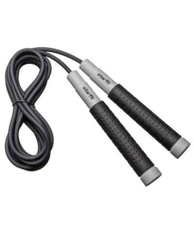 Скакалка RP-401, c силиконовыми ручками, 3 м, черный