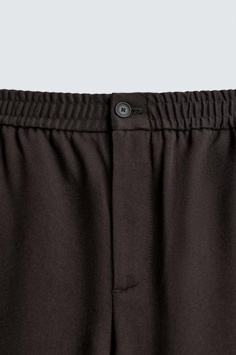 ZARA БРЮКИ-ДЖОГГЕРЫ КЛАССИЧЕСКОГО КРОЯ, КОРИЧНЕВЫЙ