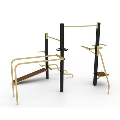 Уличный атлетический комплекс №5, 3735*2850*2500 мм.