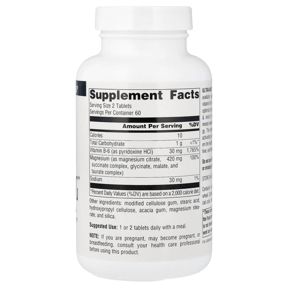 Source Naturals, Ultra-Mag™, комплекс магния,120 таблеток