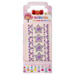 Наклейки-стразы Alingar, акриловые, "Здезды и цветы", пакет с европодвесом