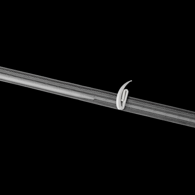 Шторная лента Oz-Is арт. 3919МP для римских штор, фиберглассовых вставок, цвет прозрачный (ширина 15 mm)