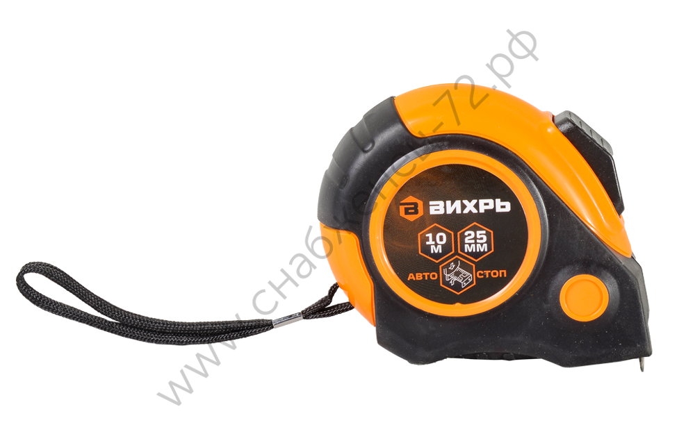 Рулетка Вихрь 10мх25мм автостоп
