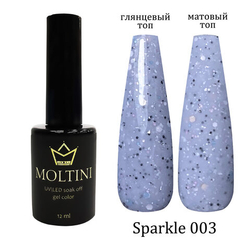 Гель-лак Moltini “Sparkle” 003, 12 ml