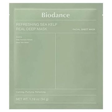 Biodance Успокаивающая гидрогелевая маска с морскими водорослями - Refreshing Sea Kelp Real Deep Mask 34 гр