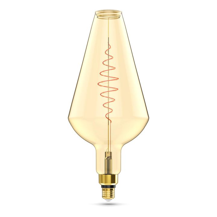 Лампа светодиодная филаментная Gauss E27 8,5W 2000K янтарная 180802105